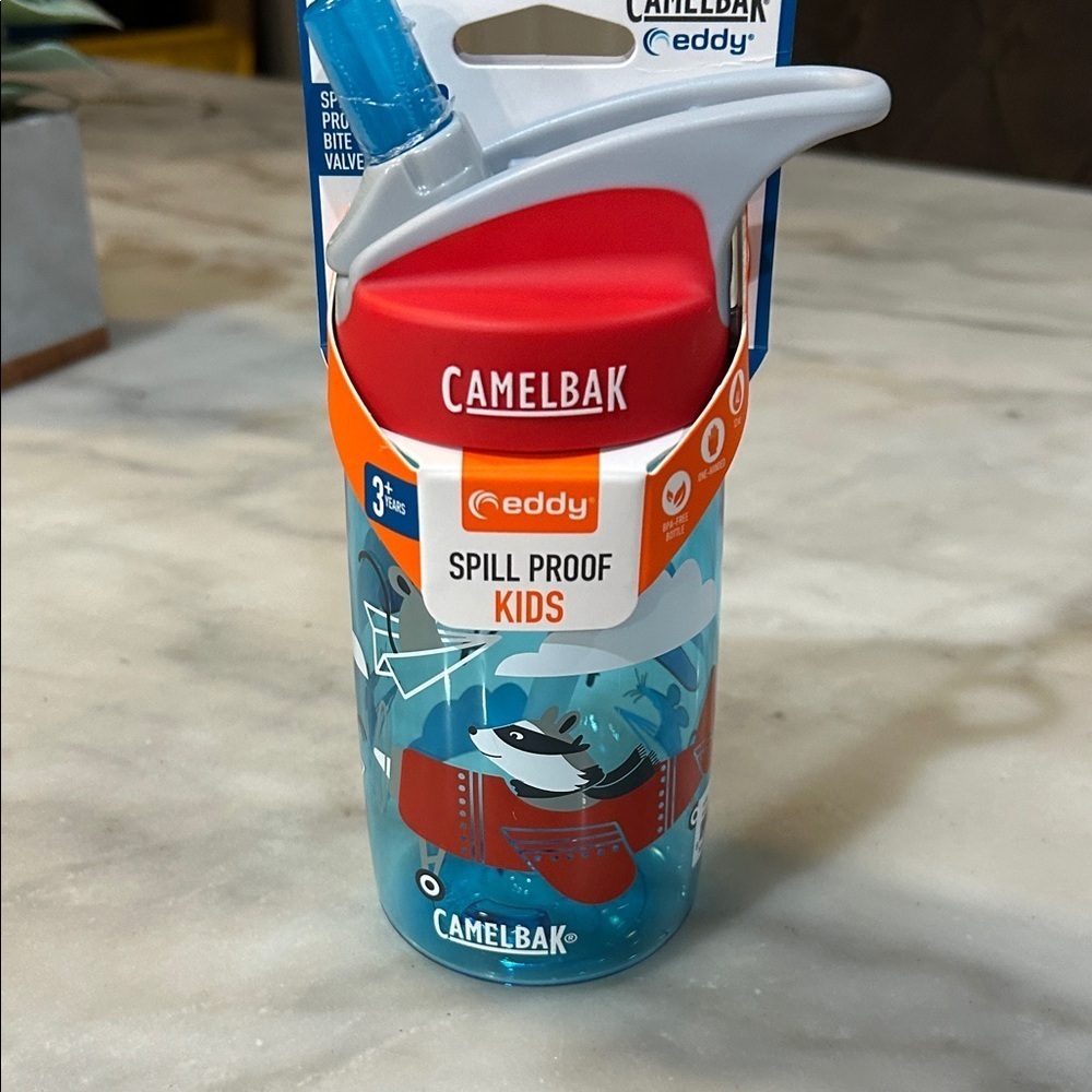 Camelbak Eddy Kids Spill Proof Bottle - Red and Blue